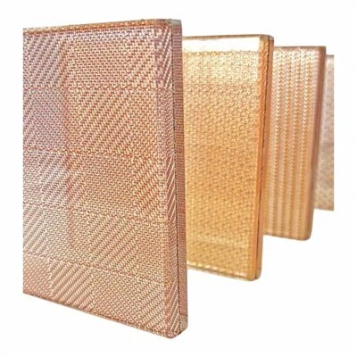 Gelaagd glas decoratief gaas